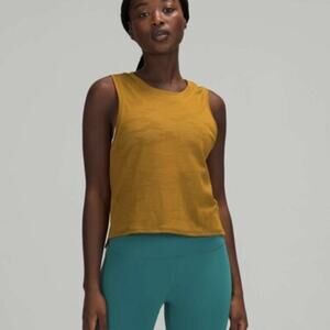 Lululemon Train to Be Tank Dot Camo Burnt Caramel Size 6